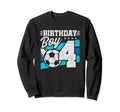 Soccer Birthday Party 4 Year Sweatshirt - Casual Everyday Wear for Adults
