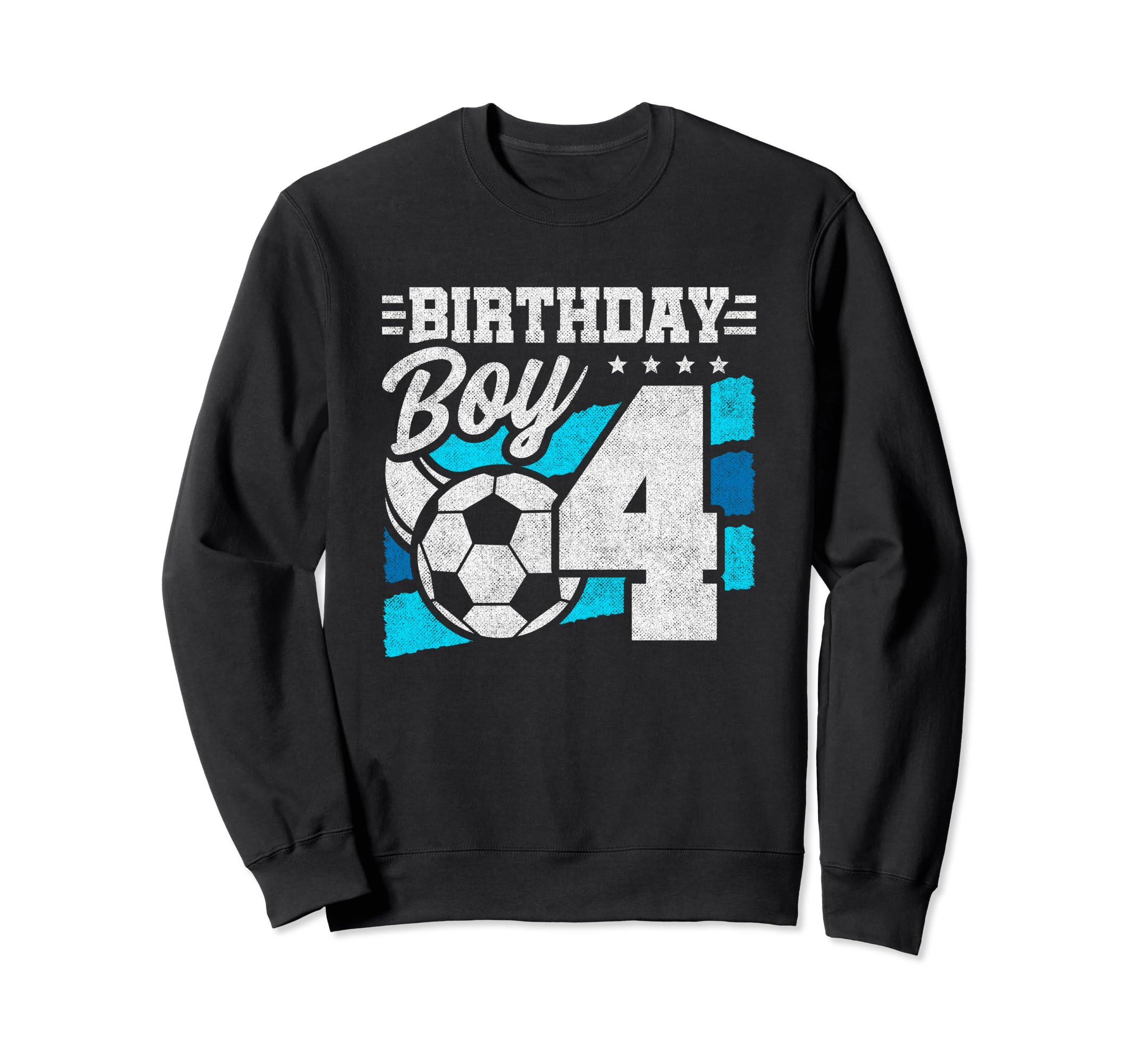 Soccer Birthday Party 4 Year Sweatshirt - Casual Everyday Wear for Adults