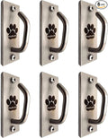 Canine Hitch- Secure Dog Leash Parking Mounted Indoor – Outdoor Wall Hook - Tie Out Stainless Steel Practical Lead Management for Home & Business, Standard Size 6 Pack