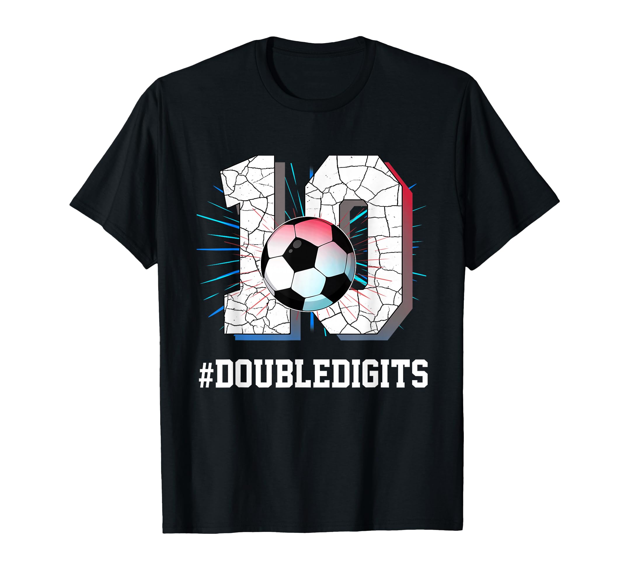 10 Years Old 10 Double Digits Birthday T-Shirt - Aesthetic Graphic Unisex