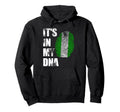 Nigeria Its My Dna Nigerian Flag Hoodie - Minimalist Print for Adults