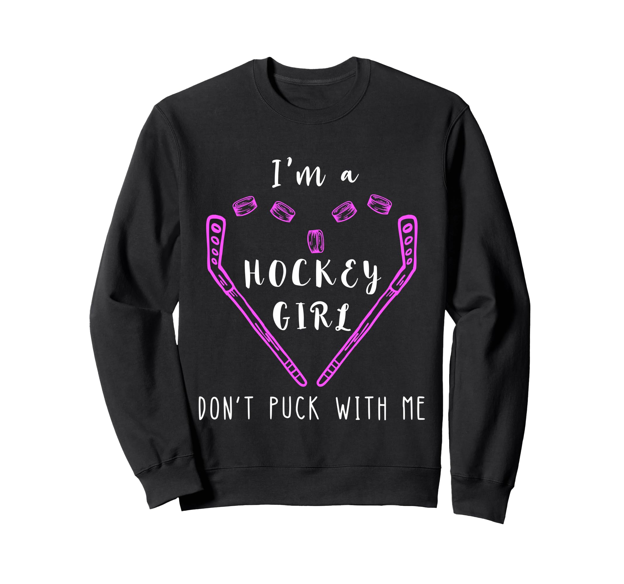 Hockey Ice Hockey Puck Hockey Sweatshirt - Streetwear Style for Adults