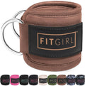 FITGIRL - Ankle Strap for Cable Exercise Machines, Work Out Cuff Attachment for Home & Gym, Glute Workouts - Kickbacks, Leg Extensions, Hip Abductors, for Exercise Machine Attachments