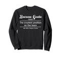 Lacrosse Goalie Definition Lacrosse Sweatshirt - Fun Novelty Design Unisex