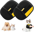 KLIFE 2Pcs Pet Hair Remover Glove for Cats & Dogs, Electrostatic Pet Hair Removal Gloves, Reusable Double Sided Pet Hair Remover for Couch, Furniture, Carpet, Car Seat