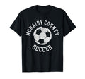 Mcnairy County Soccer Distressed 90S T-Shirt - Novelty Apparel Unisex
