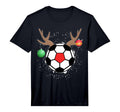 Rednose Reindeer Soccer Outfit T-Shirt - Casual Everyday Wear Unisex