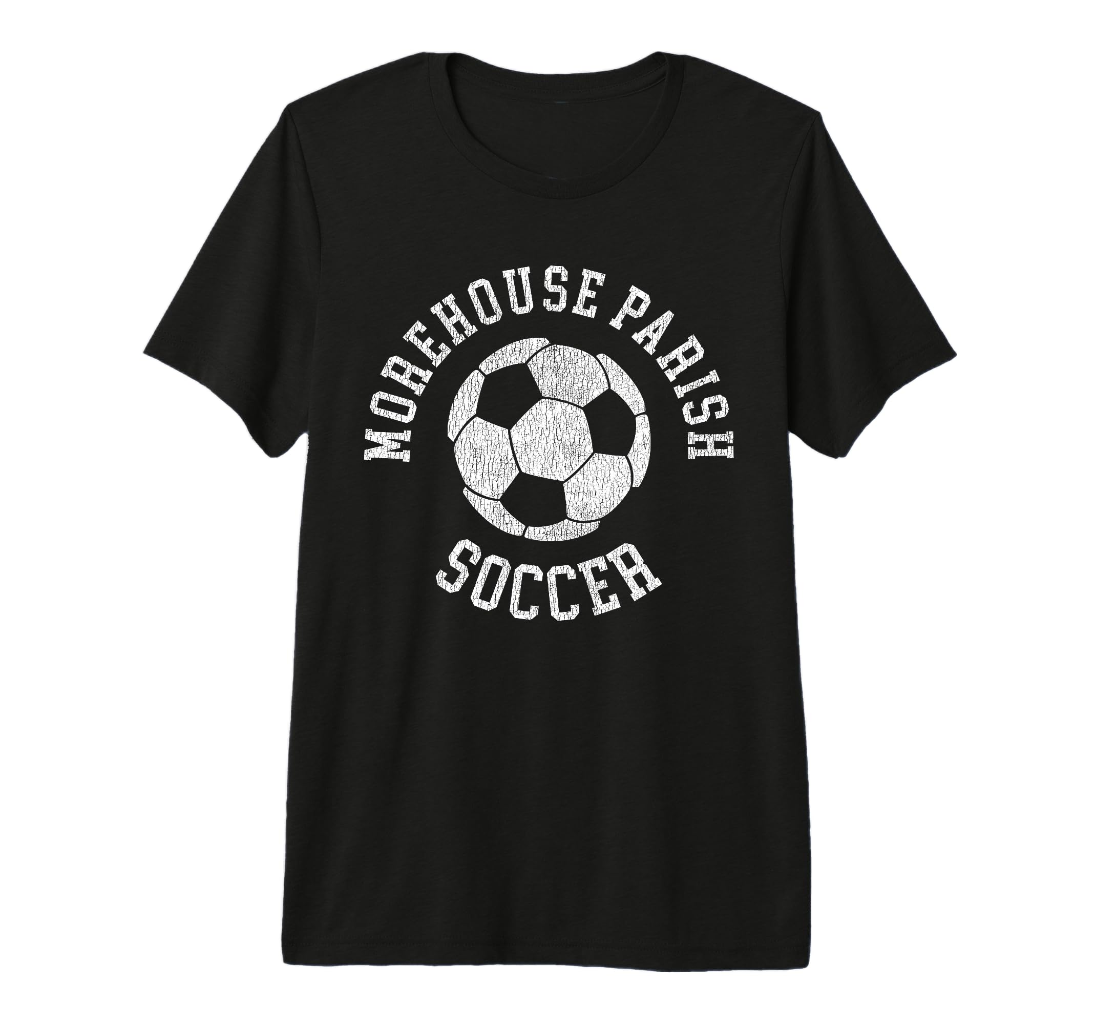 Morehouse Parish Soccer Distressed T-Shirt - Casual Everyday Wear Unisex