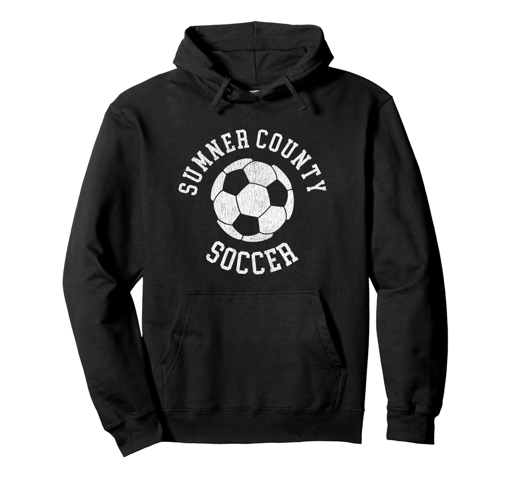Sumner County Soccer Distressed 90S Hoodie - Streetwear Style Unisex