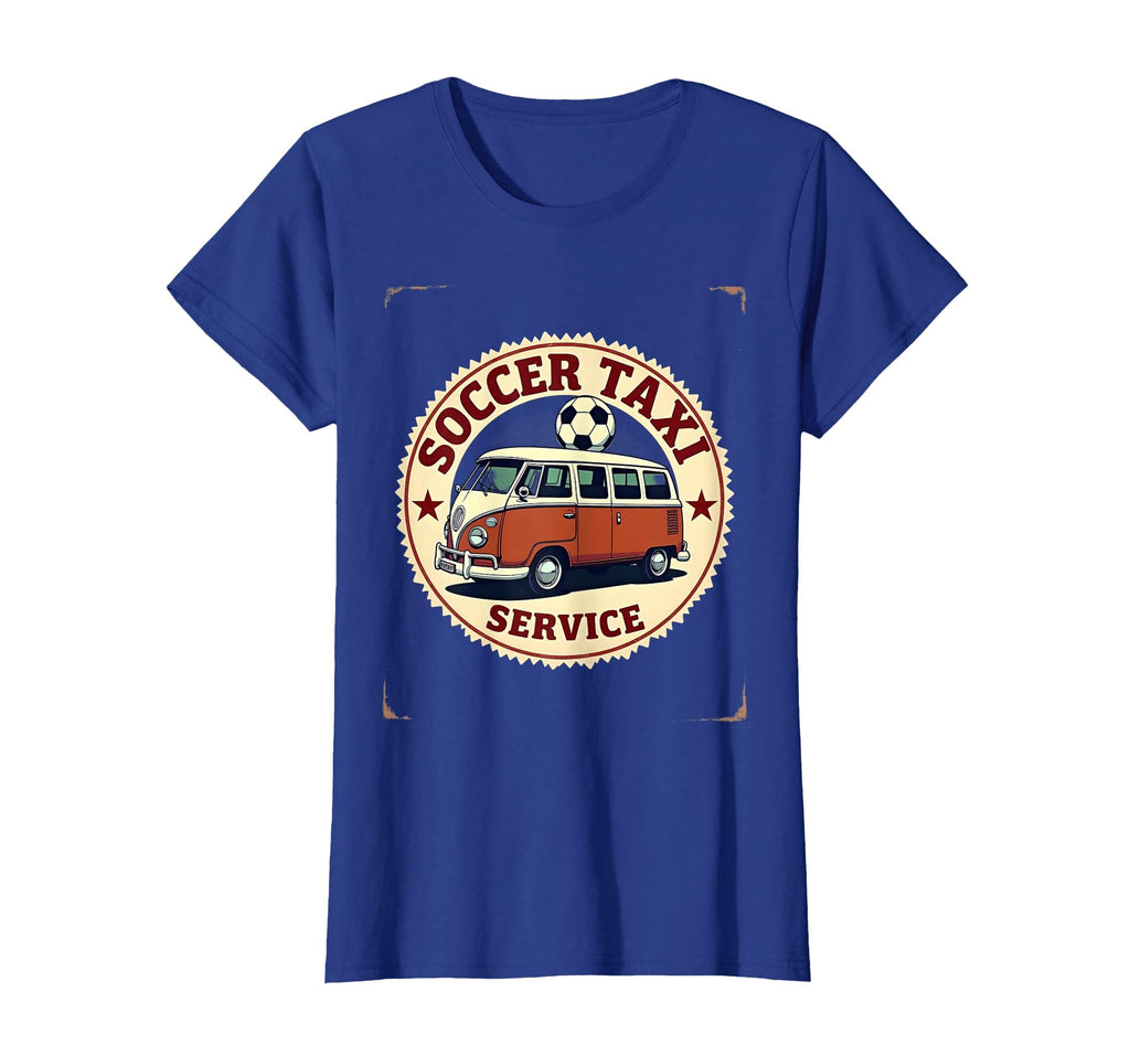 Soccer Taxi Service Funny Soccer Mom T-Shirt - Graphic Print for Adults