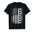 American Flag Soccer Soccer T-Shirt - Casual Everyday Wear Men Women