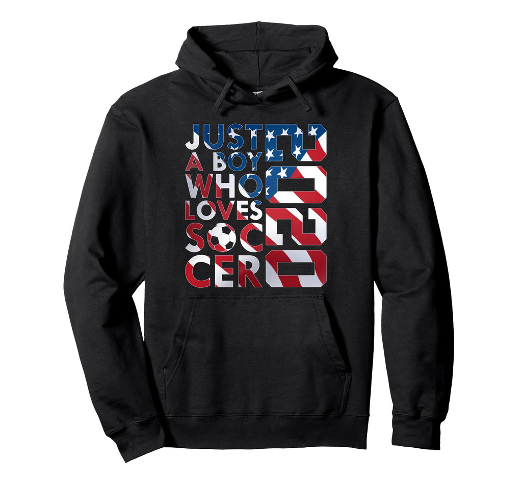 2020 Just Who Loves Soccer 6Th Birthday Hoodie - Custom Art Print Unisex