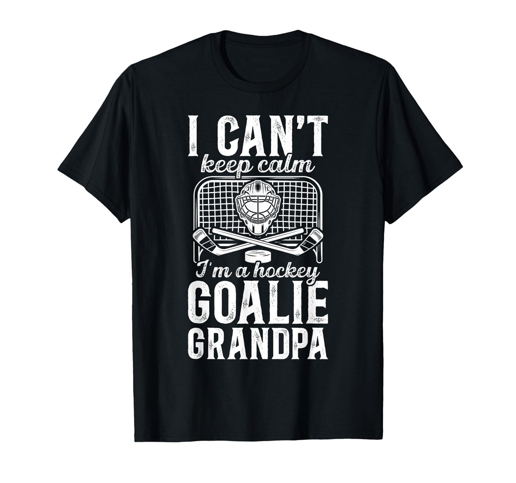 Im Hockey Goalie Grandpa Ice Hockey T-Shirt - Graphic Print for Adults