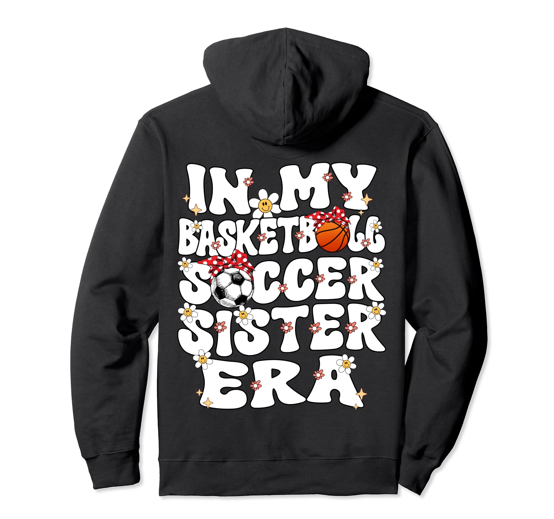 My Basketball Soccer Sister Era Soccer Hoodie - Minimalist Print Unisex