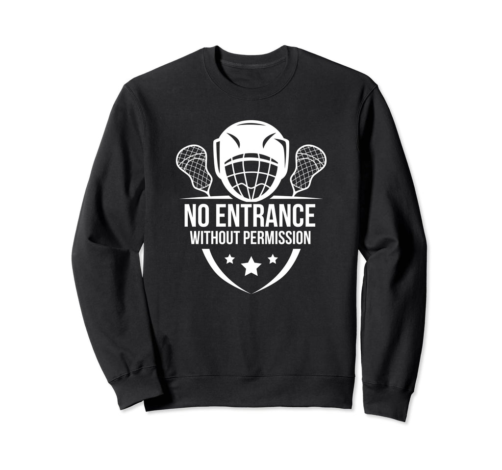 Lacrosse Goalie Funny Lacrosse Sweatshirt - Custom Art Print for Adults
