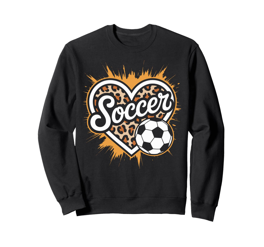 Funny Soccer Heart Soccer Player Sweatshirt - Aesthetic Graphic Men Women
