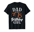 Dad Eight 8 Birthday Basketball Bday T-Shirt - Trendy Graphic for Adults