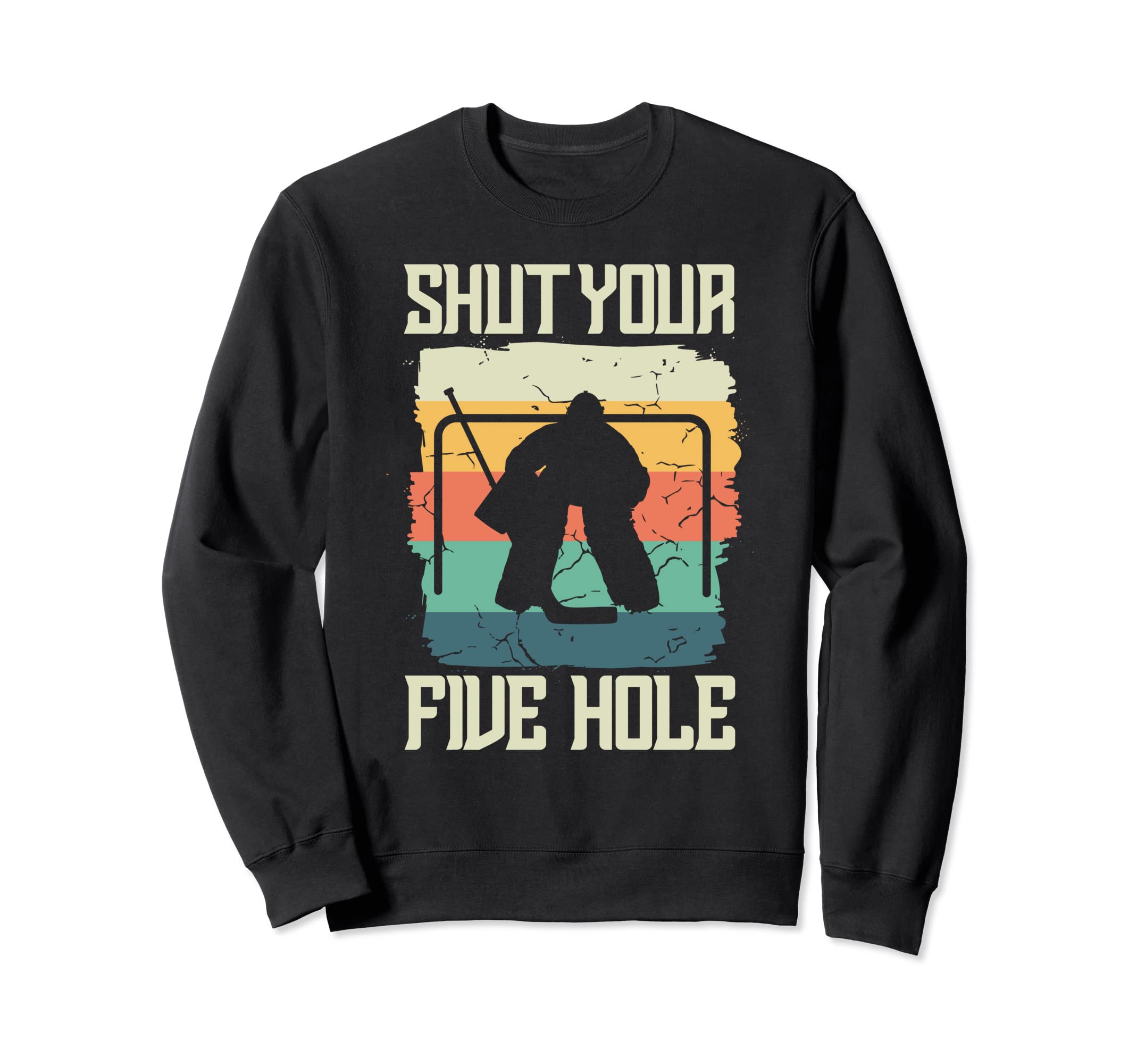Ice Hockey Goalkeeper Goaltender Sweatshirt - Aesthetic Graphic Unisex