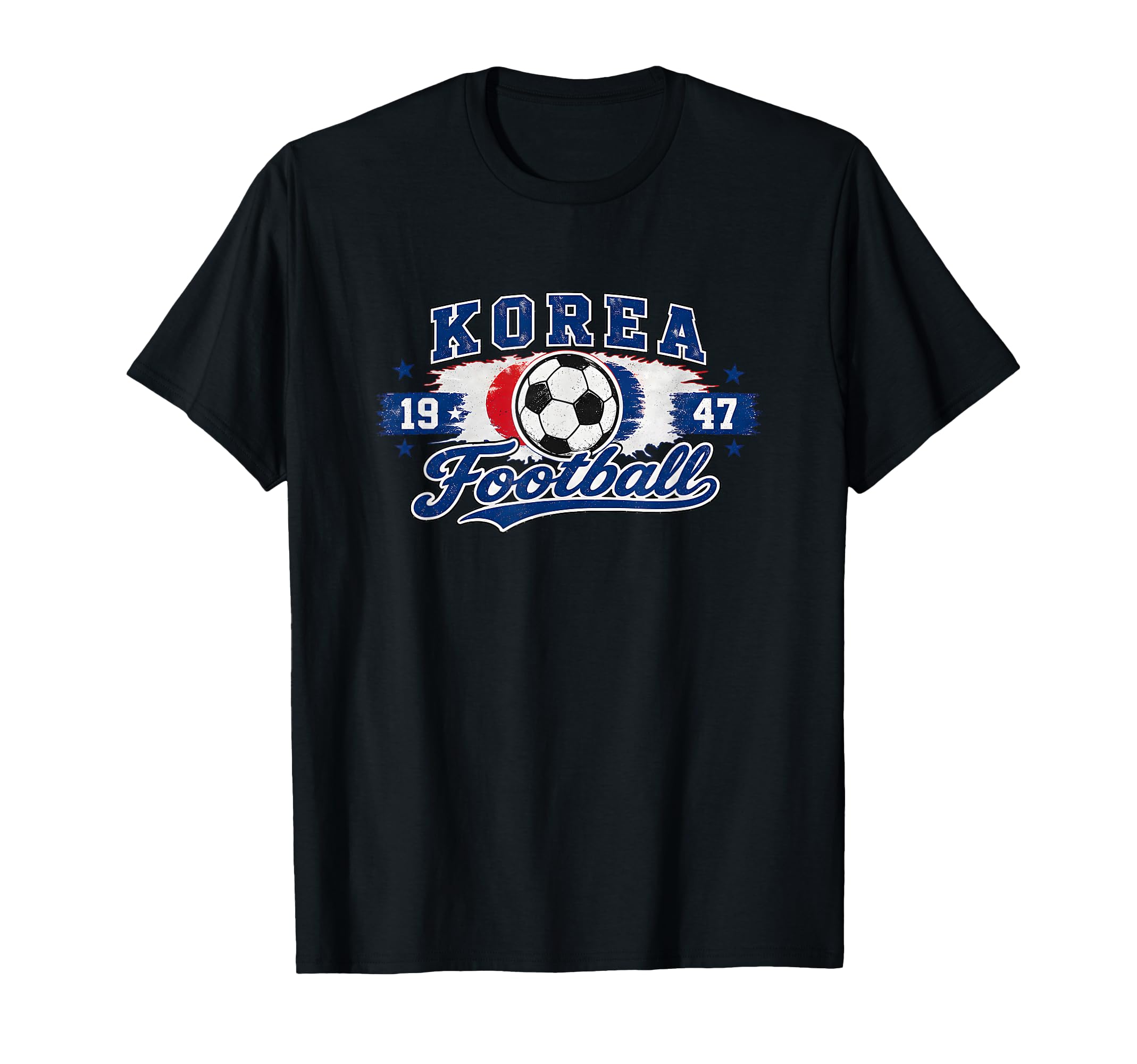 Korea Football Tradition 1947 Soccer T-Shirt - Graphic Print for Adults