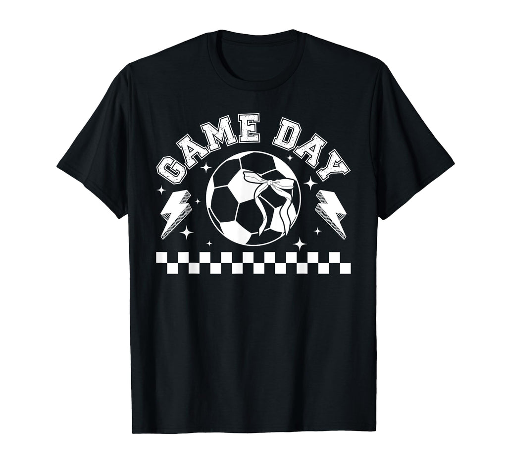 Soccer Game Day Coquette Game Day Soccer T-Shirt - Unique Graphic Unisex