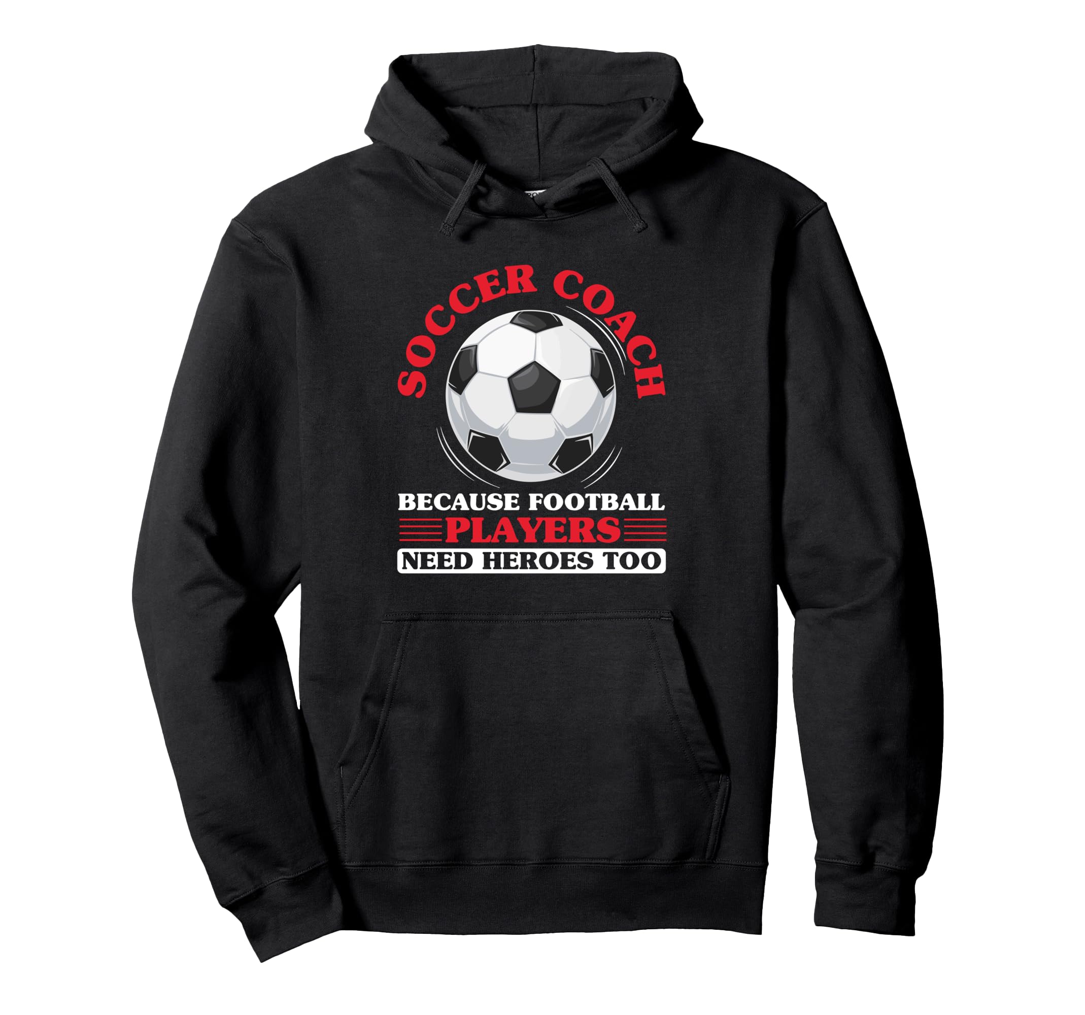 Coaching Soccer Dad Coach Soccer Hoodie - Fun Novelty Design for Adults