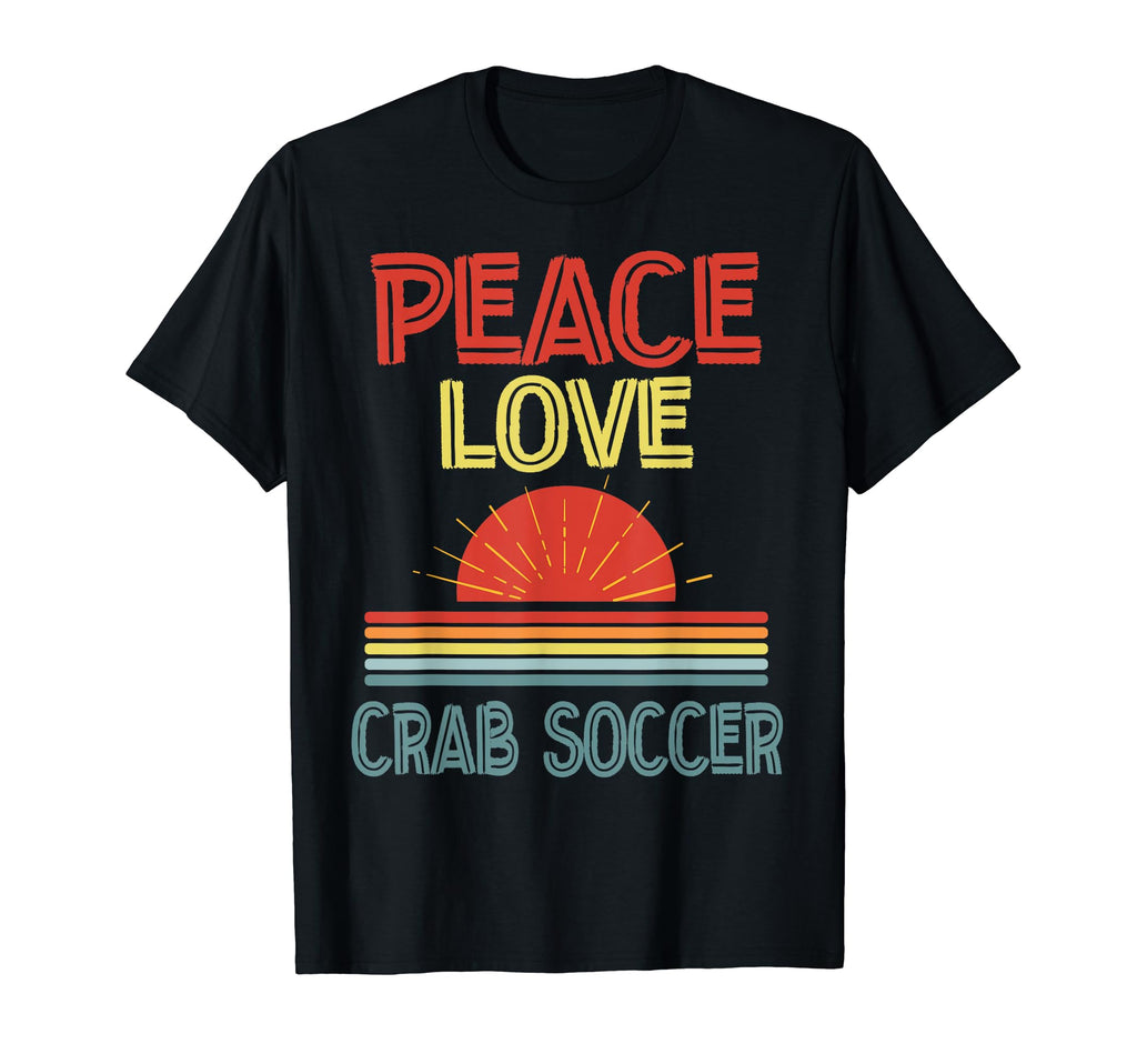 Piece Love Crab Soccer Funny T-Shirt - Custom Art Print Men Women