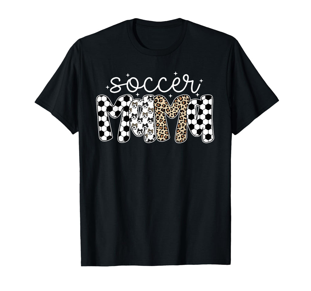 Soccer Mama Game Day Trendy Sports T-Shirt - Fun Novelty Design Men Women