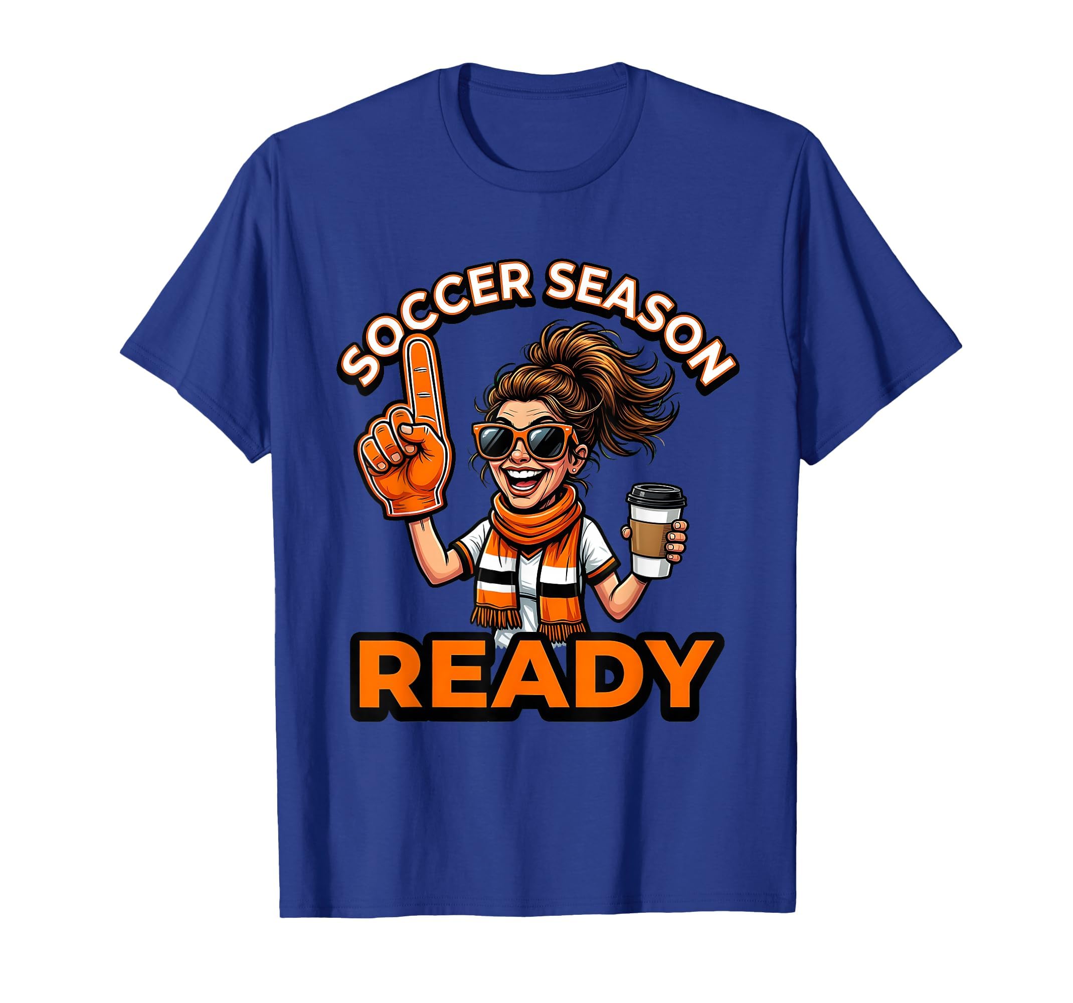 Soccer Season Ready Soccer Mom T-Shirt - Graphic Print Unisex