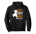 Funny Football Soccer Player Hoodie - Unique Graphic for Adults