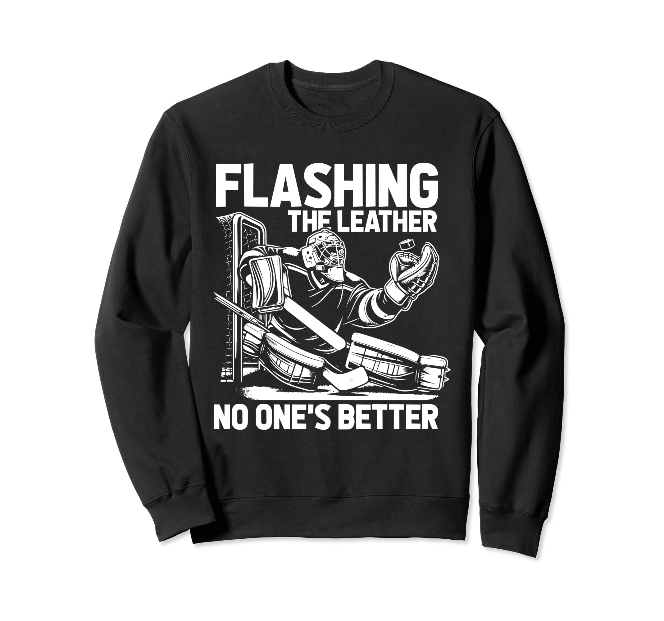 Ice Hockey Goalie Goalkeeper Goalie Sweatshirt - Minimalist Print Unisex