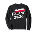Poland Soccer Football Game Sweatshirt - Casual Everyday Wear Unisex