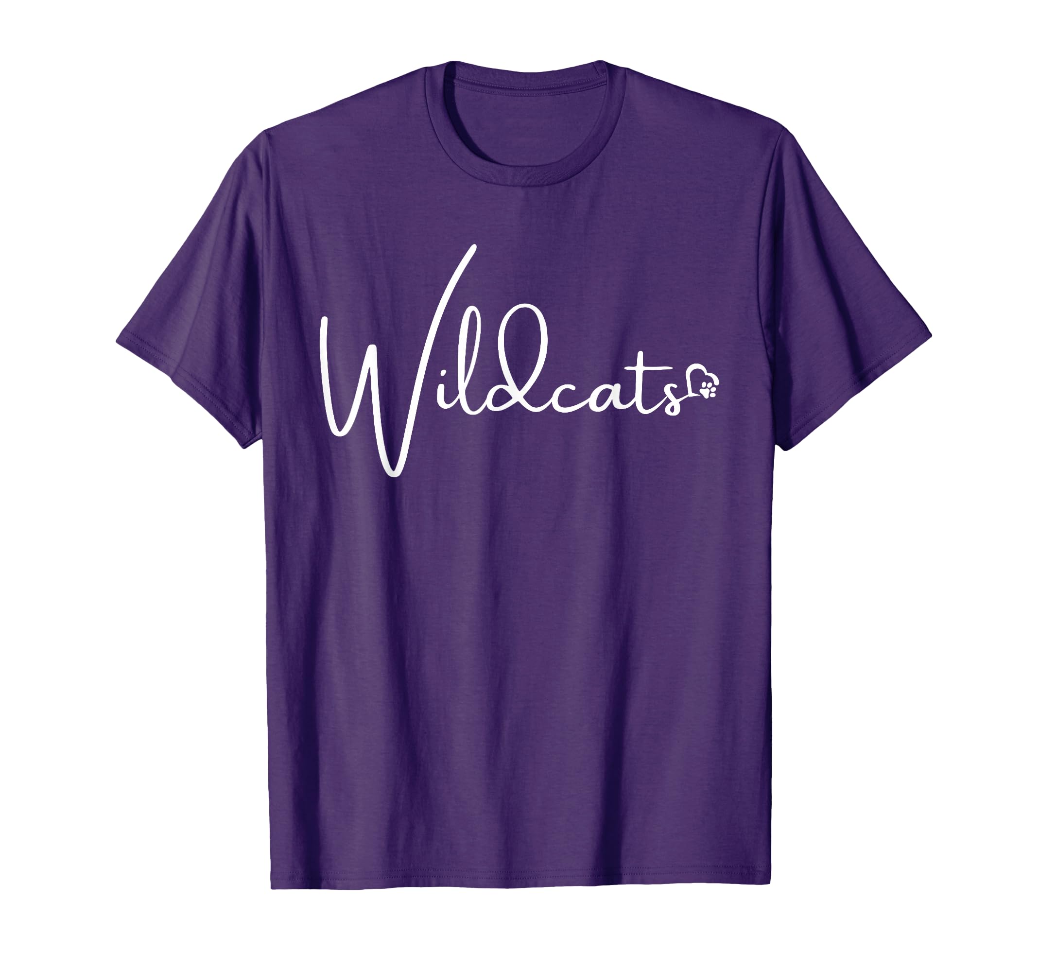 Wildcats School Sports Fan Team Spirit T-Shirt - Graphic Print for Adults