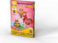 METMA 1999 Egg Decorating Kit Heroes - Complete Decorative Eggs Set with Liquid Dyes, Stickers, Egg Spinner, and More - Fun Easter Egg Dye Kit Arts and Crafts for Kids