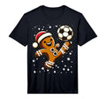 Gingerbread Plays Soccer Bicycle Kick T-Shirt - Trendy Graphic Unisex