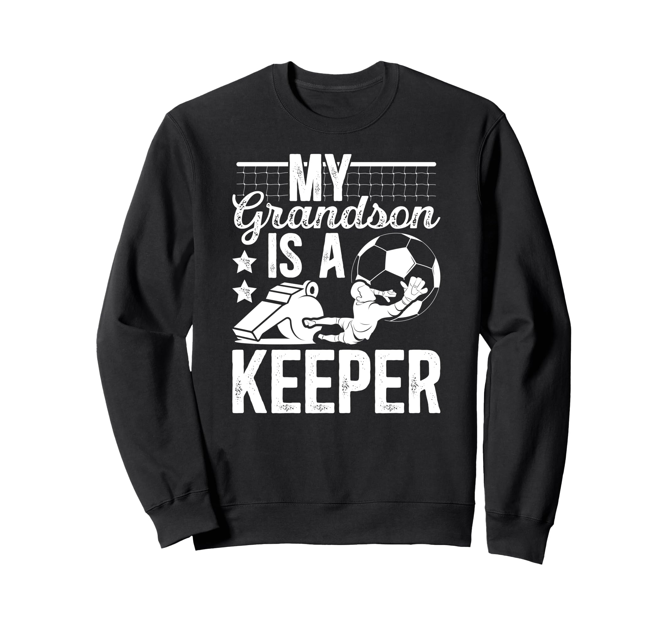 Proud Soccer Keeper Pop Pop Grandpa Sweatshirt - Unique Graphic for Adults