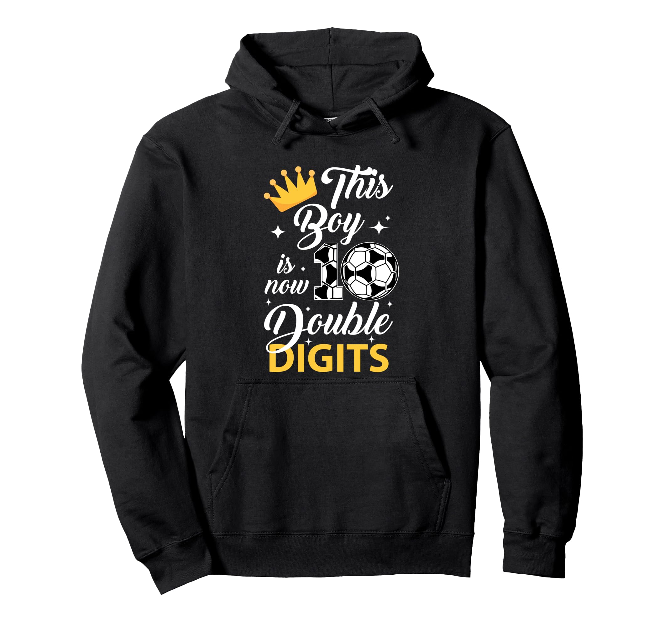 This Now 10 Double Digits Soccer 10 Hoodie - Casual Everyday Wear Unisex