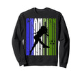 Motivational Soccer Football Sweatshirt - Custom Art Print for Adults