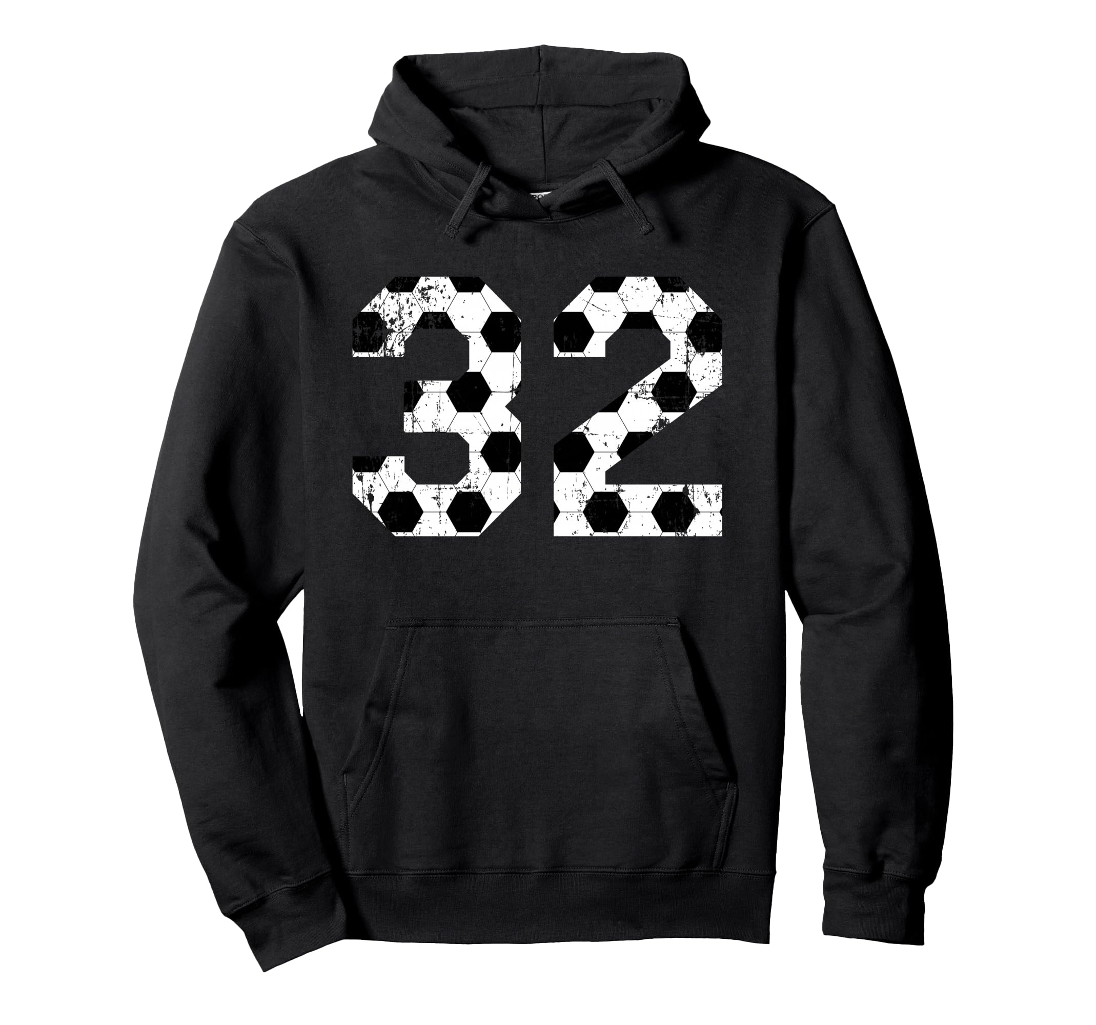 Soccer 32 Jersey Number Hoodie - Trendy Graphic Men Women