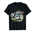 Happy Easter Soccer Easter Bunny Funny T-Shirt - Novelty Apparel Unisex