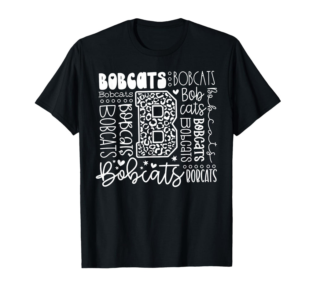 Bobcat Baseball Team Mascot School T-Shirt - Fun Novelty Design Unisex