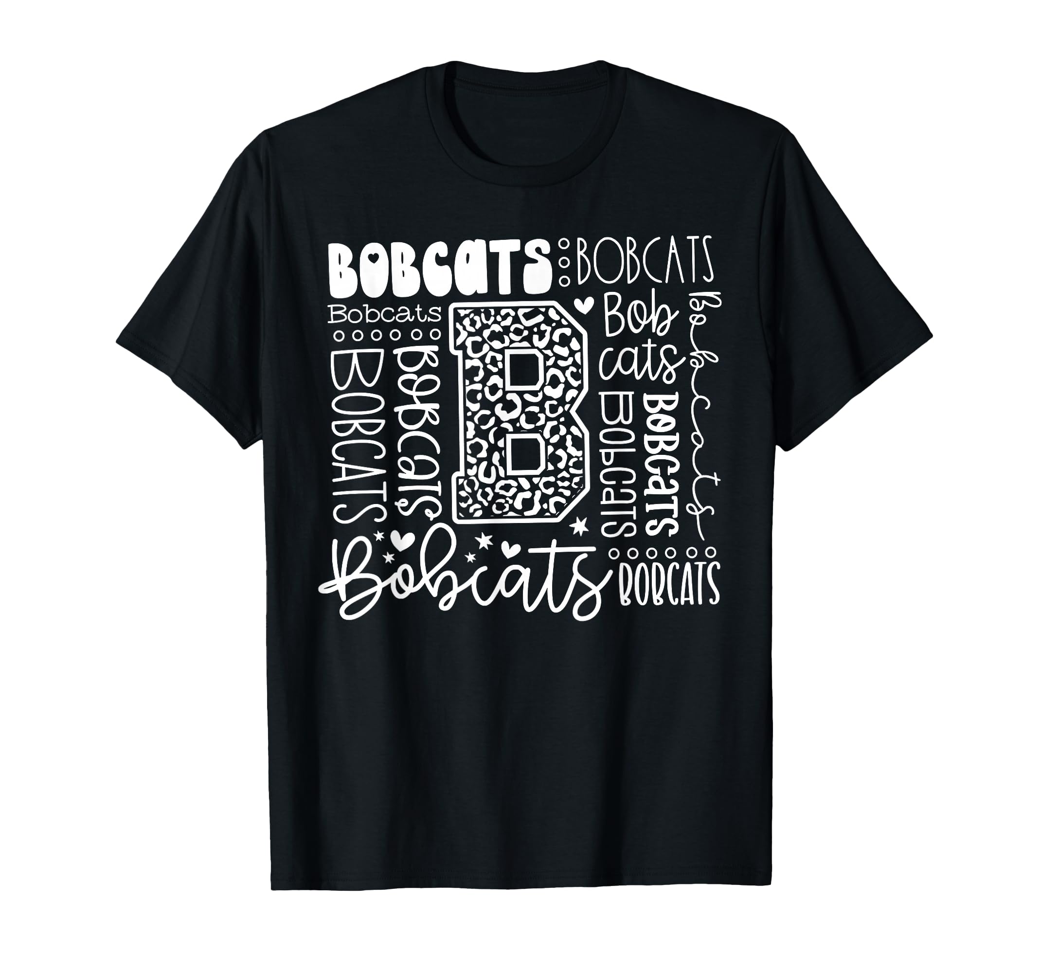 Bobcat Baseball Team Mascot School T-Shirt - Fun Novelty Design Unisex