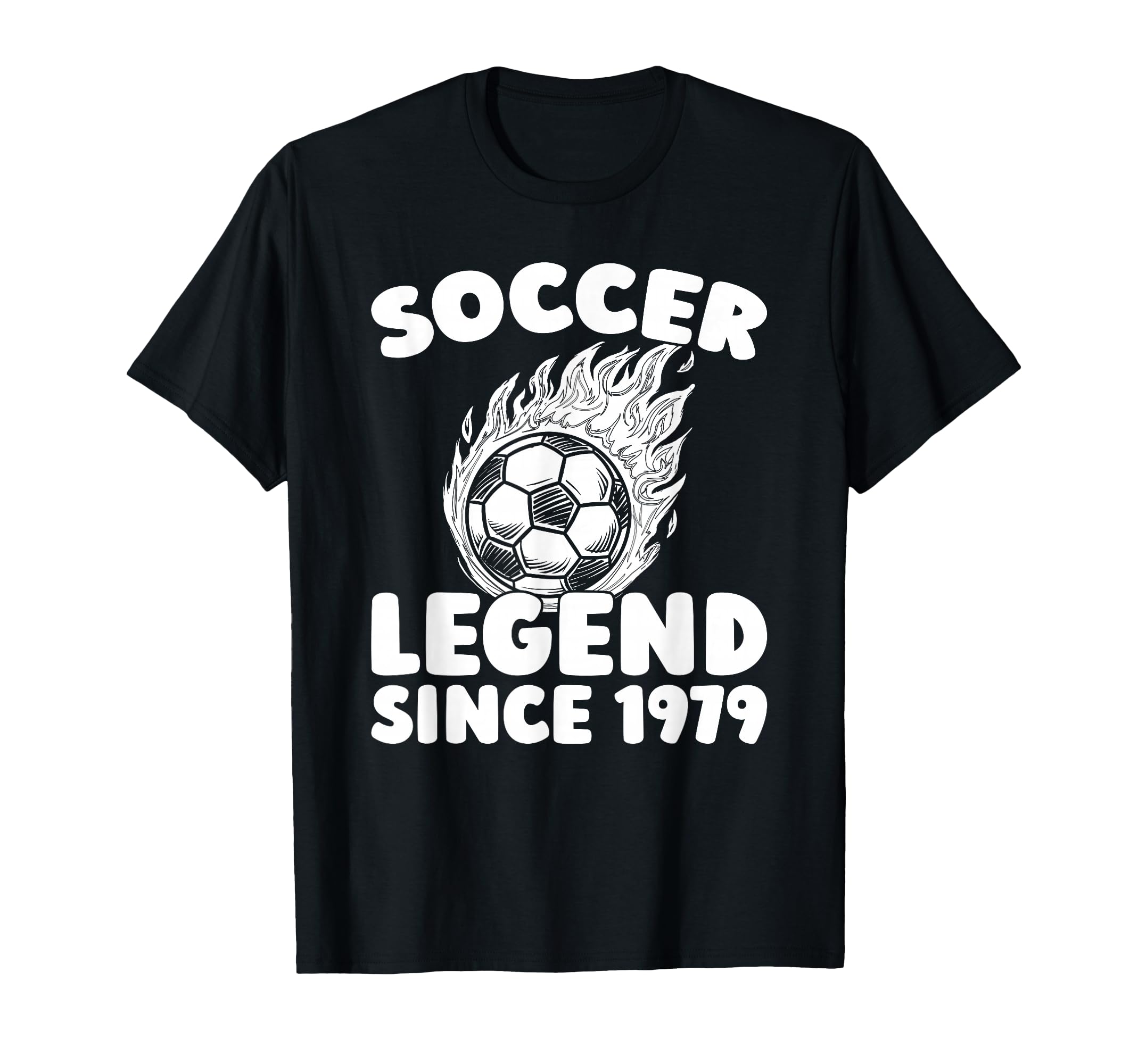 Born 1979 Sports Team Player Soccer T-Shirt - Casual Everyday Wear Unisex
