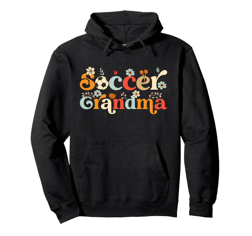 Soccer Grandma Wildflower Mothers Day Hoodie - Graphic Print Men Women