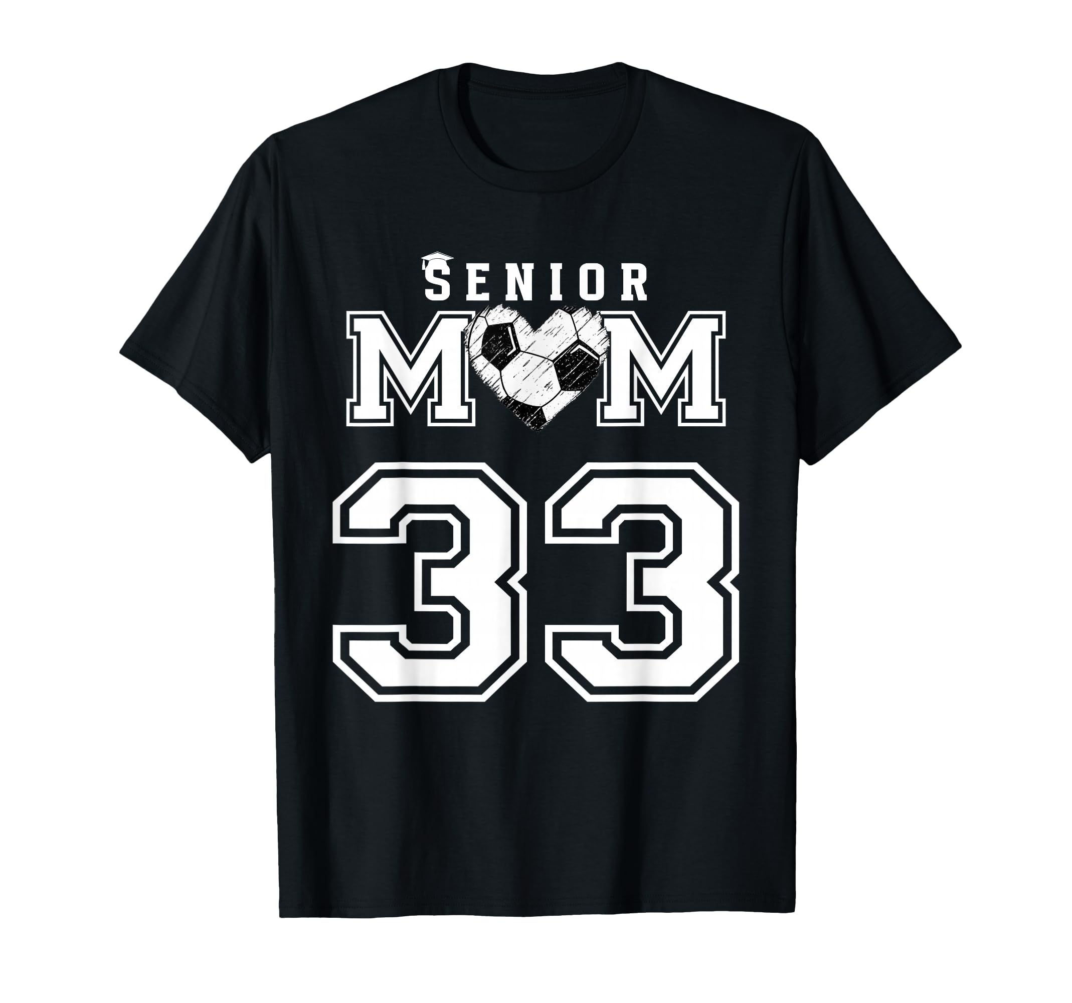 Proud Senior Soccer Mom Custom T-Shirt - Aesthetic Graphic Men Women