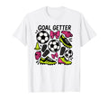 Goal Getter Coquette Soccer Bows And T-Shirt - Casual Everyday Wear Unisex