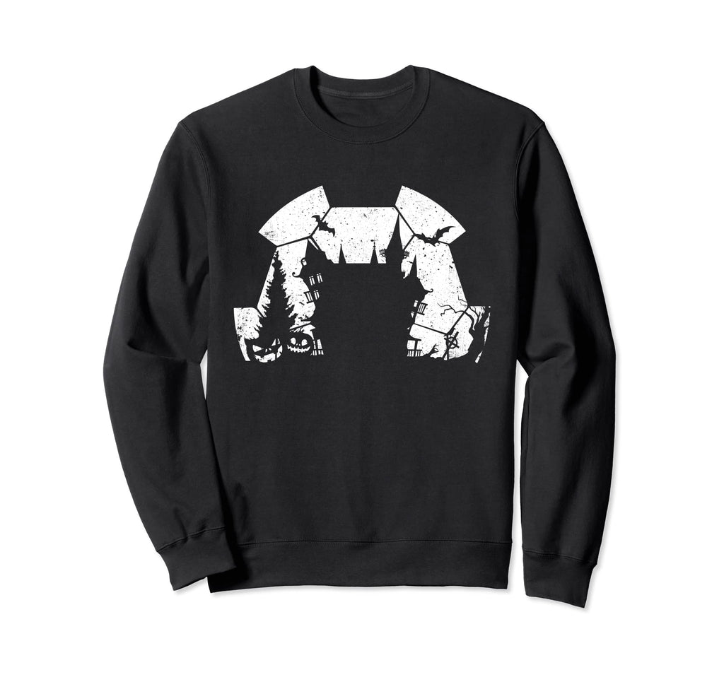 Distressed Soccer Halloween Costumes Sweatshirt - Trendy Graphic Men Women