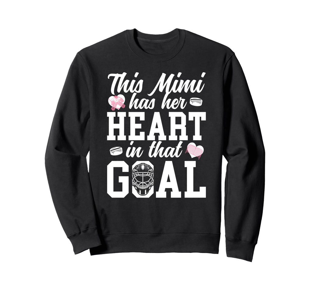 Proud Hockey Goalie Mimi Hockey Sweatshirt - Unique Graphic for Adults