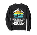 Soccer Goalie Papa Definition Soccer Sweatshirt - Graphic Print Unisex