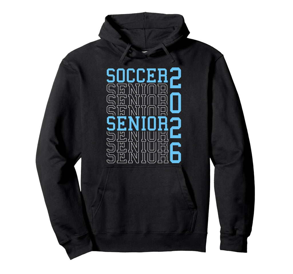 Soccer Senior Night Soccer Senior 2026 Hoodie - Graphic Print Unisex