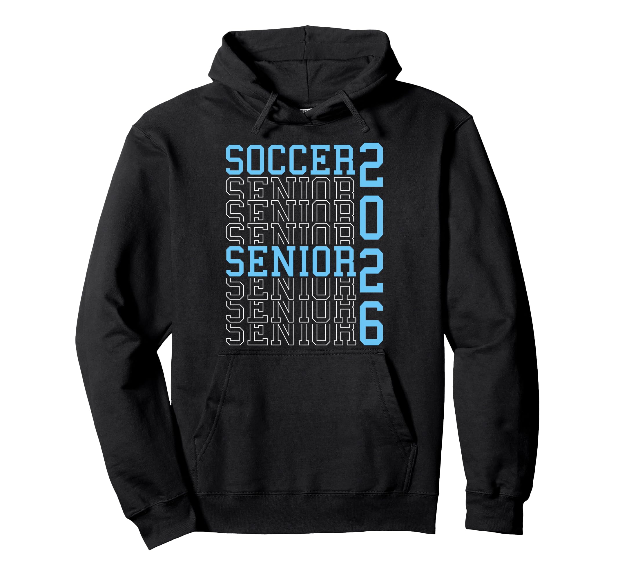 Soccer Senior Night Soccer Senior 2026 Hoodie - Graphic Print Unisex